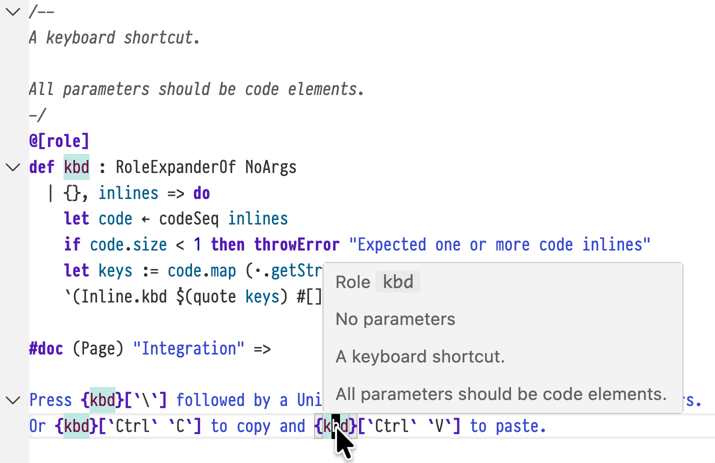 A screenshot showing a Verso extension